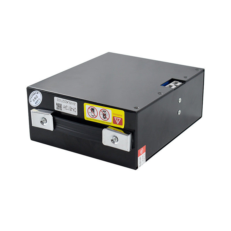 188*85.5*215.5mm Μέγεθος 48 Volt Λιθιοϊονική μπαταρία φορτηγού με χωρητικότητα 10AH