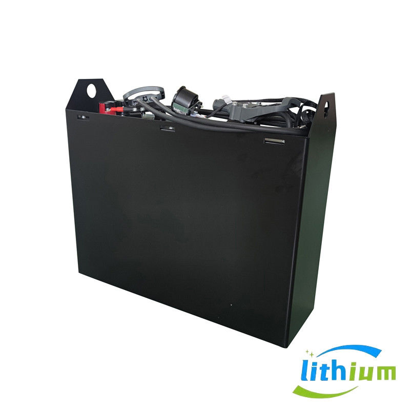 Ηλεκτρική ισχύς 25,6V 500kg Μαύρη βαριά μπαταρία φορτηγού με μακρό κύκλο ζωής