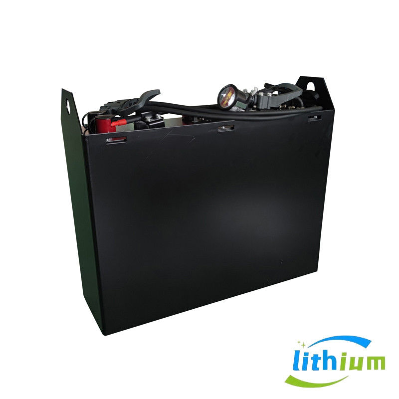 Ηλεκτρική ισχύς 25,6V 500kg Μαύρη βαριά μπαταρία φορτηγού με μακρό κύκλο ζωής